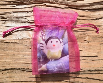 Luxe fuchsia organzakje